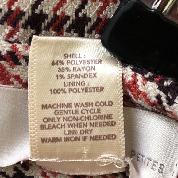 Ann Taylor LOFT Houndstooth Mini Skirt Size 2P - Picture 6 of 6